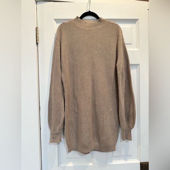 Billie the Label sweater dress cream mock neck Shopbop Nordstrom - Picture 7 of 10